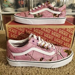 VANS OLD SKOOL REALTREE XTRA ORCHID Womens 7.5 Pink Purple Hunting Woods
